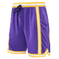 Basketball Shorts Quick Dry Loose Fashion Training Running Men Purple Shorts